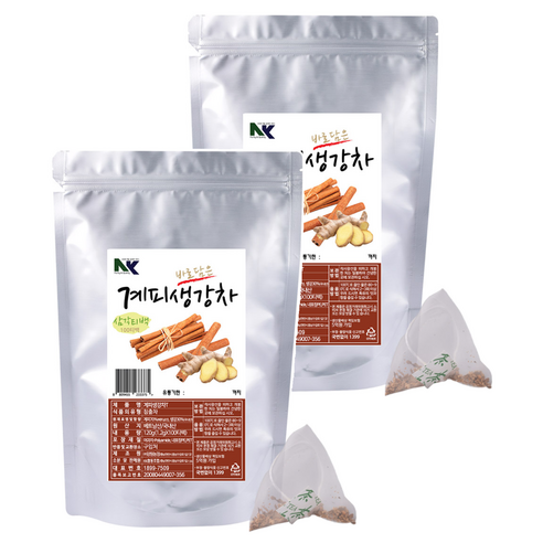 양원농장 계피생강차 티백, 1.2g, 100개입, 2개
