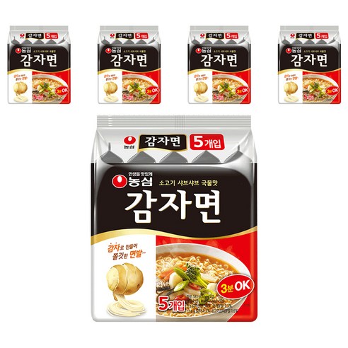 농심 감자면 117g, 25개