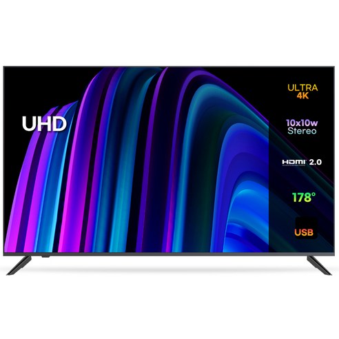 이노스 4K UHD LED TV, 164cm(65인치), E6501UHD, 스탠드형, 고객직접설치