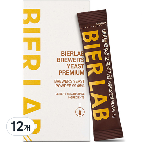 데이즈온 비어랩 맥주효모 환 프리미엄 20p, 60g, 12개
