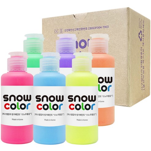   Snow Kids Snow Infant Paint Set, 70 ml, 6 Colors
