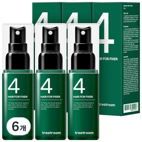 트리트룸 헤어 포 픽서 스프레이, 50ml, 6개