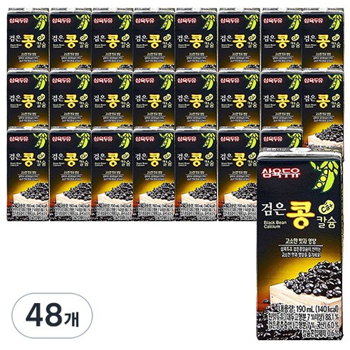 삼육두유 검은콩칼슘, 195ml, 48개