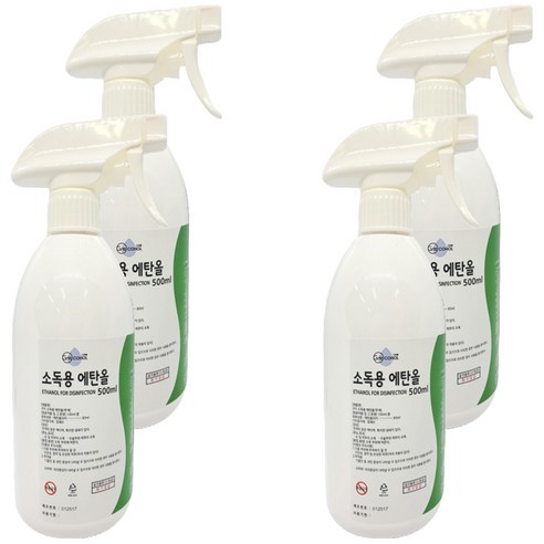 그래콜 소독용 에탄올, 4개, 500ml