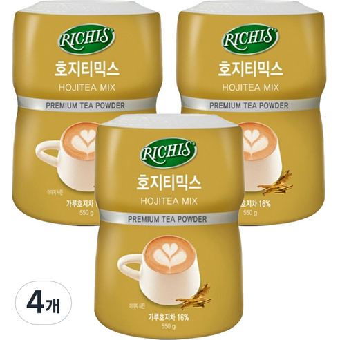 (주)동서 리치스 호지티 믹스, 550g, 3개입, 4개