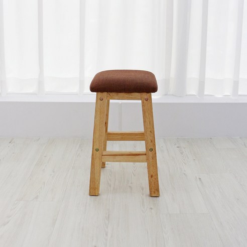에코DIY 헬리콘 사각 스툴, 브라운