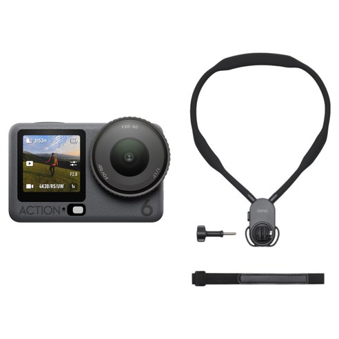 DJI Osmo Action 6 넥 마운트 촬영 콤보