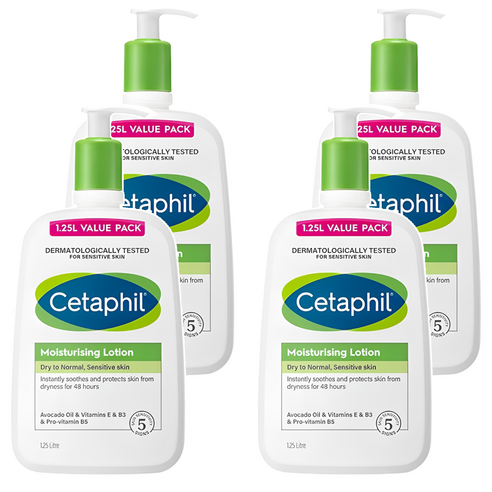 세타필 모이스춰라이징 바디로션, 1.25L, 4개