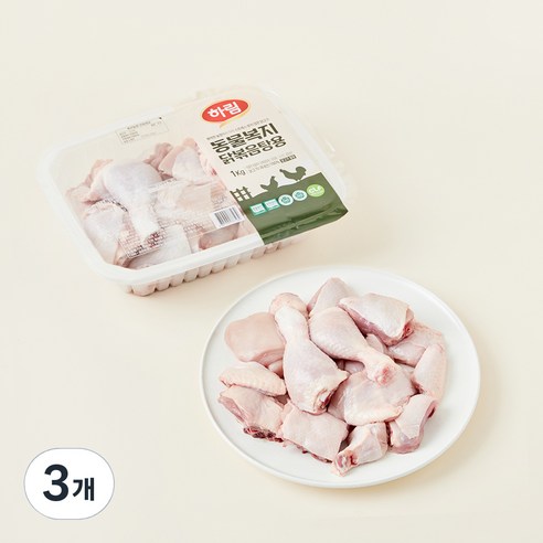 하림 깨끗한농장 동물복지 닭볶음탕용 (냉장), 3개