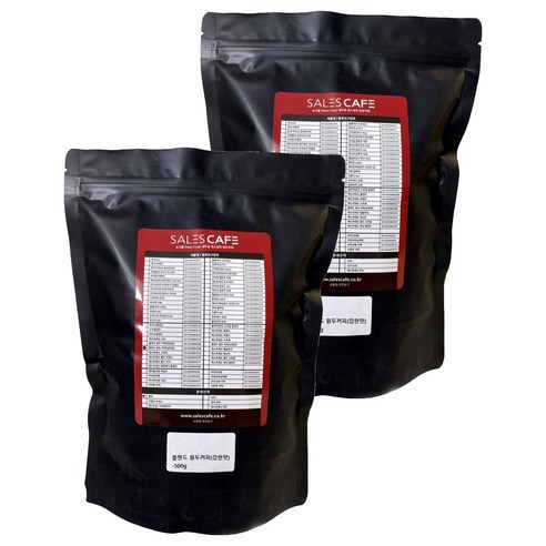 세일즈카페 블렌드 원두커피 강한맛, 핸드드립, 500g, 2개