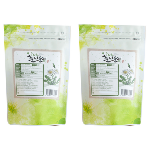 우리들 흰민들레차 티백, 1g, 20개입, 2개