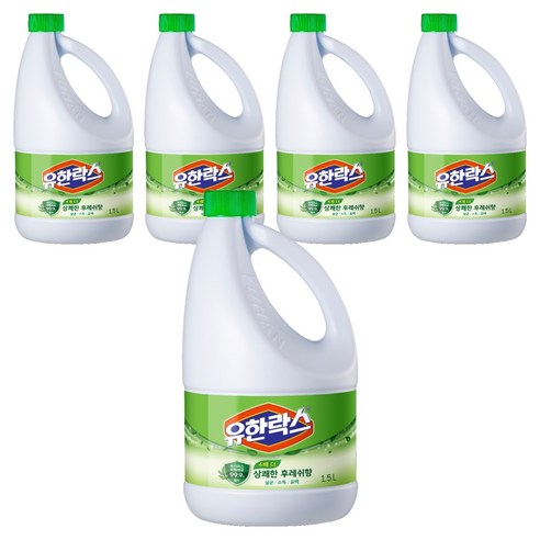 유한락스 후레쉬, 1.5L, 5개
