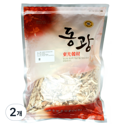 동광 중국산 도라지 4~5년산, 600g, 2개