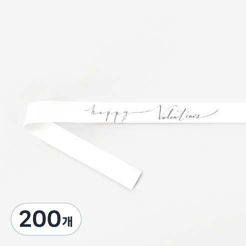 얇은 해피발렌 띠종이, 혼합색상, 200개