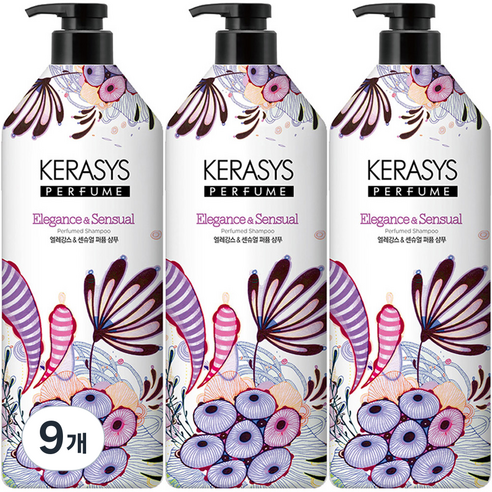 케라시스 엘레강스 앤 센슈얼 퍼퓸 샴푸, 980ml, 9개