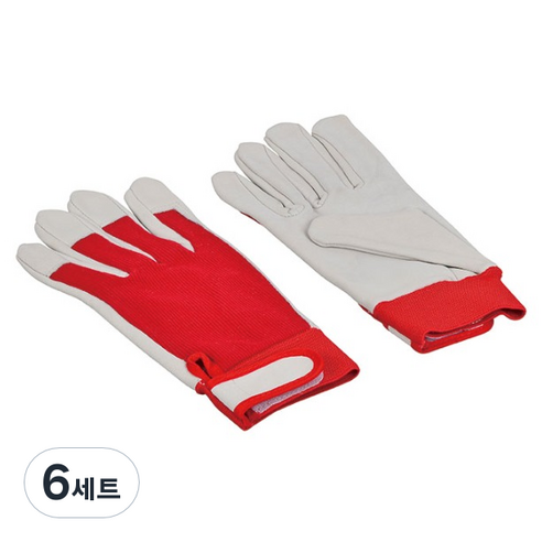 Wellz 다용도장갑 세트 내피무 흰색 KWG-240X, 6세트