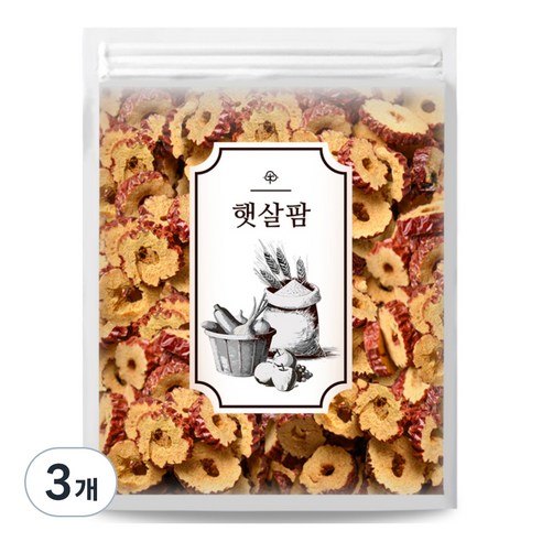 햇살팜 대추슬라이스칩, 300g, 3개