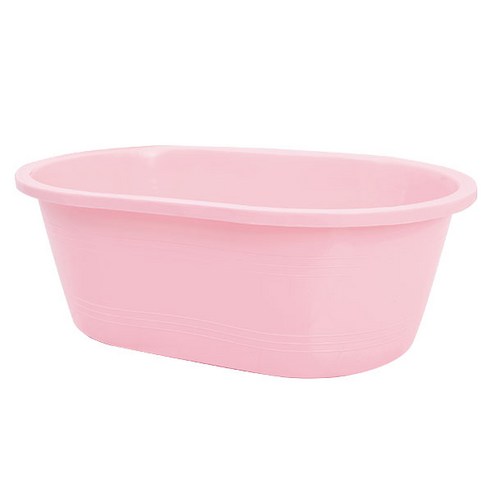 그린센스 배수구 마카롱 욕조 소형, 핑크, 1개