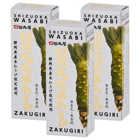 타마루야 자쿠키리 혼와사비, 70g, 3개