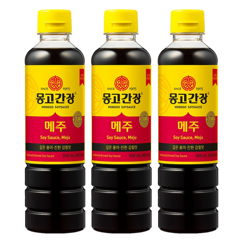 몽고간장 송표 메주, 500ml, 3개