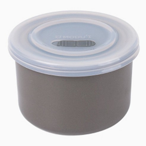 블루마마 도자기 이유식 밀폐보관용기, 그레이, 1개, 250ml