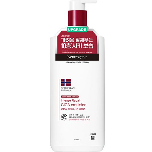 뉴트로지나 인텐스 리페어 시카 에멀젼 바디로션, 1개, 450ml