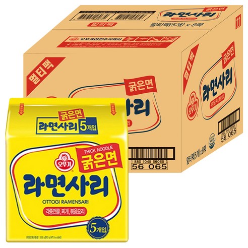오뚜기 라면사리 굵은면 110g x 5p, 8개