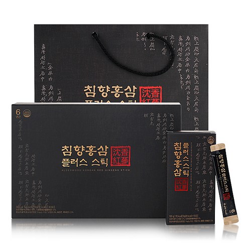 일화 침향 홍삼 플러스 스틱 + 쇼핑백, 1박스