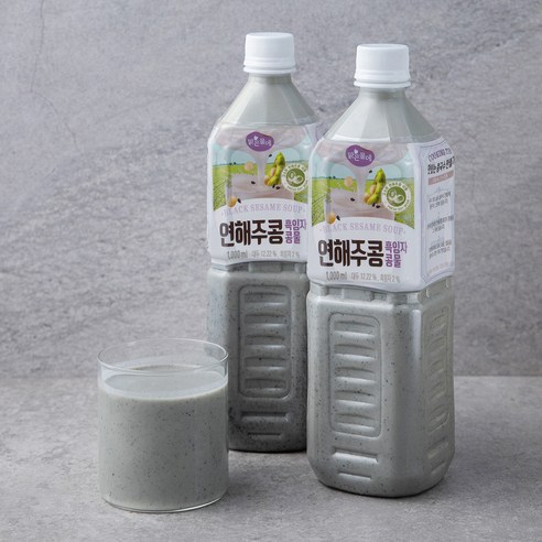 맑은물에 연해주콩 흑임자 콩물, 1000ml, 2개