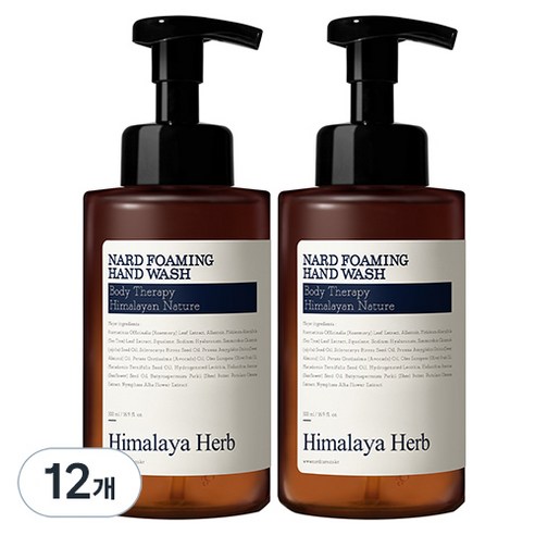 나드 포밍 핸드워시 라벤더머스크, 500ml, 12개