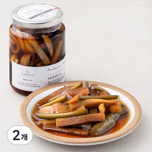 소중한식사 모듬 장아찌, 500g, 2개