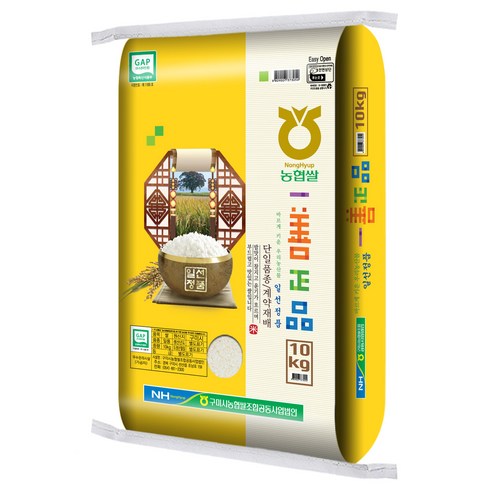 일선정품 구미시 농협 일품 백미, 상등급, 10kg, 1개