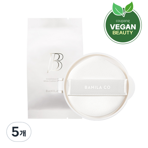 바닐라코 커버리셔스 얼티밋 화이트 쿠션 파운데이션 리필 14g, 23 미디엄, 5개