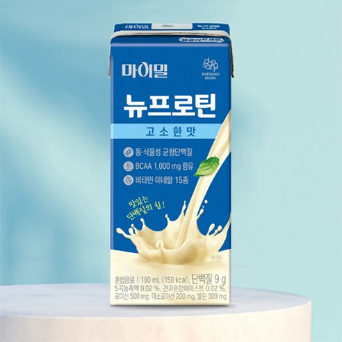 마이밀 뉴프로틴 단백질음료 고소한맛, 190ml, 64개