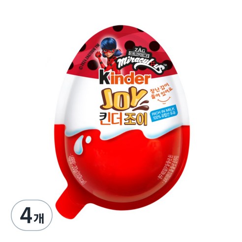 킨더조이 걸 T1, 20g, 4개