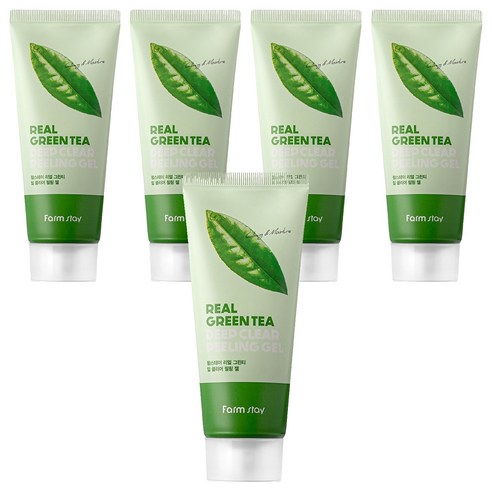 팜스테이 리얼 그린티 딥 클리어 필링 젤, 100ml, 5개