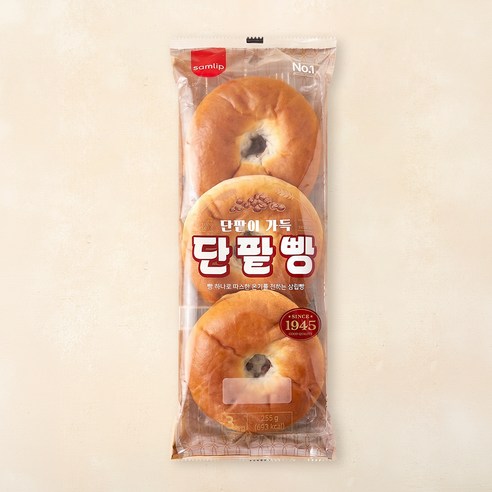 삼립 정통 단팥빵, 85g, 3개입, 1개