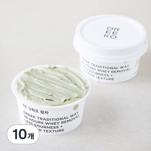 그릭오 말차 그릭요거트, 100g, 2개입, 5개