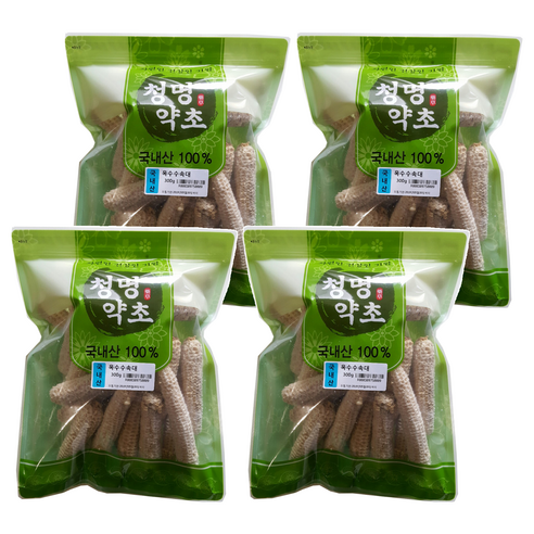 청명약초 옥수수속대, 300g, 4개