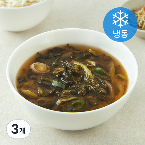 쿡솜씨 무청 시래기국 (냉동), 300g, 3개