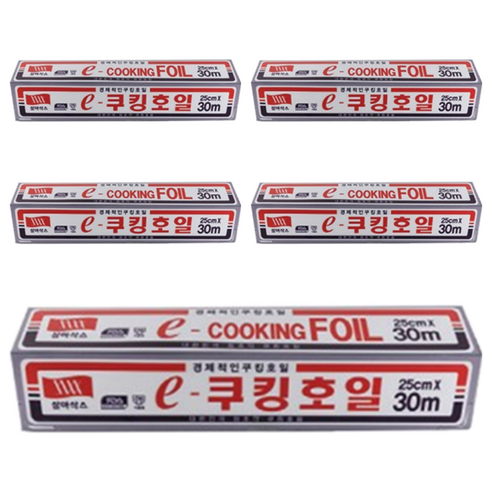 삼아삭스호일 e 쿠킹호일 25cm x 30m, 5개