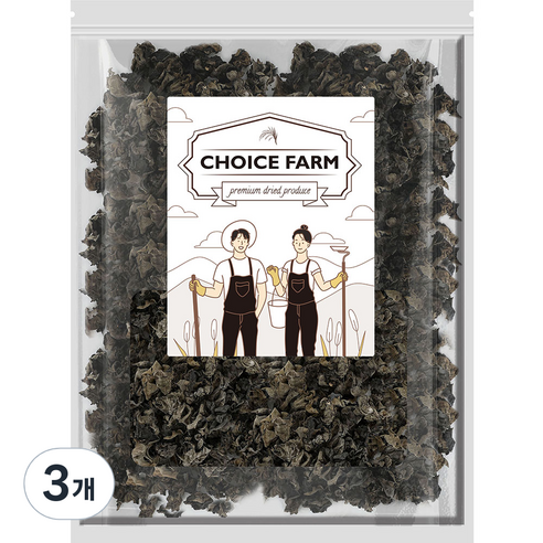 초이스팜 건목이버섯, 150g, 3개