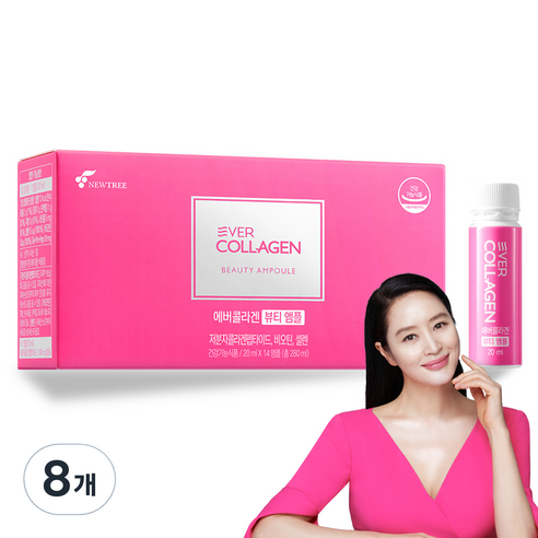 에버콜라겐 뷰티 앰플 콜라겐, 280ml, 8개