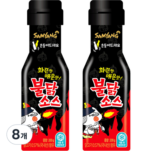 삼양 불닭소스, 200g, 8개
