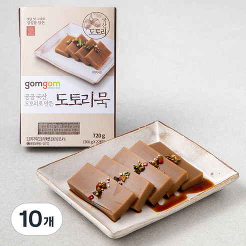 곰곰 국산 도토리로 만든 도토리묵, 360g, 2개입, 5개