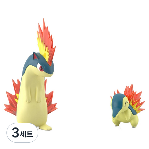 반다이 포켓몬 스케일 월드 성도지방 브케인 & 마그케인 피규어 세트, 3세트