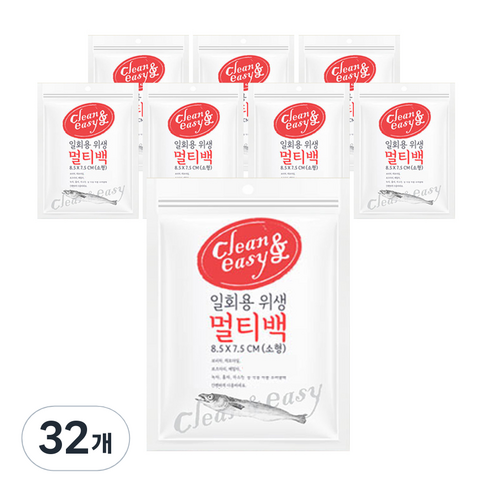 유하우스 위생 다시백, 소(S), 35개입, 32개