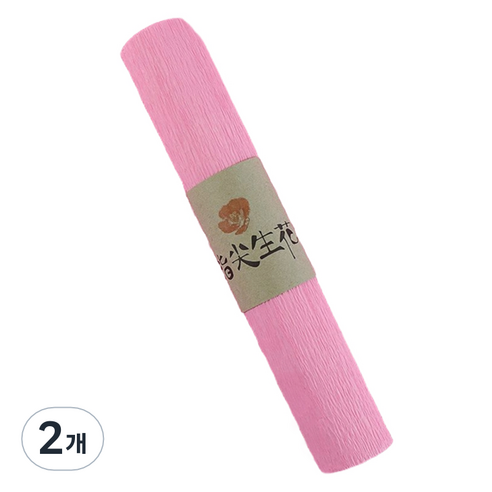 마다꾸미 컬러 주름지 구김지 25 x 250cm 03 핑크 5P, 2개, 1색