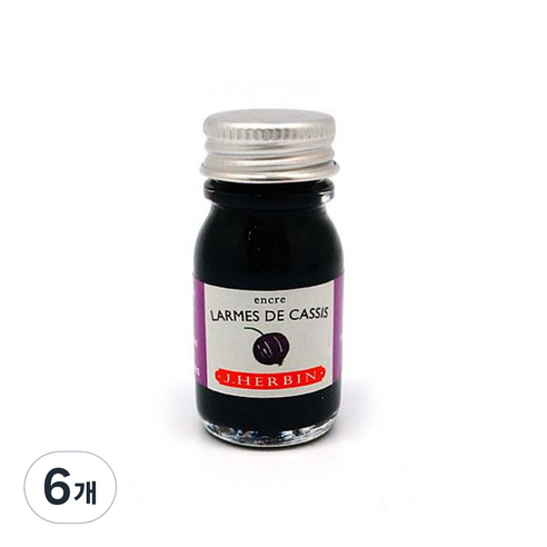 제이허빈 미니잉크10ml, 78 라우무드카스시 어두운자주색, 6개