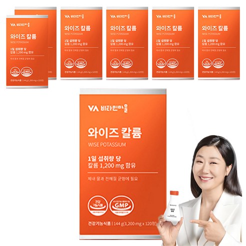 비타민마을 와이즈 칼륨, 120정, 7개